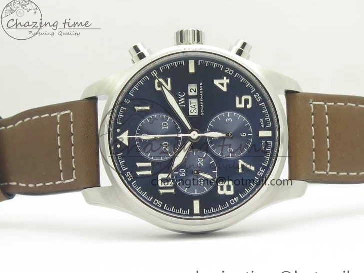 MIROTIME 1223 Pilot Chrono 377721 “Le Petit Prince” SS ZF 1:1 Best Edition on Brown Leather Strap A Snug 7180